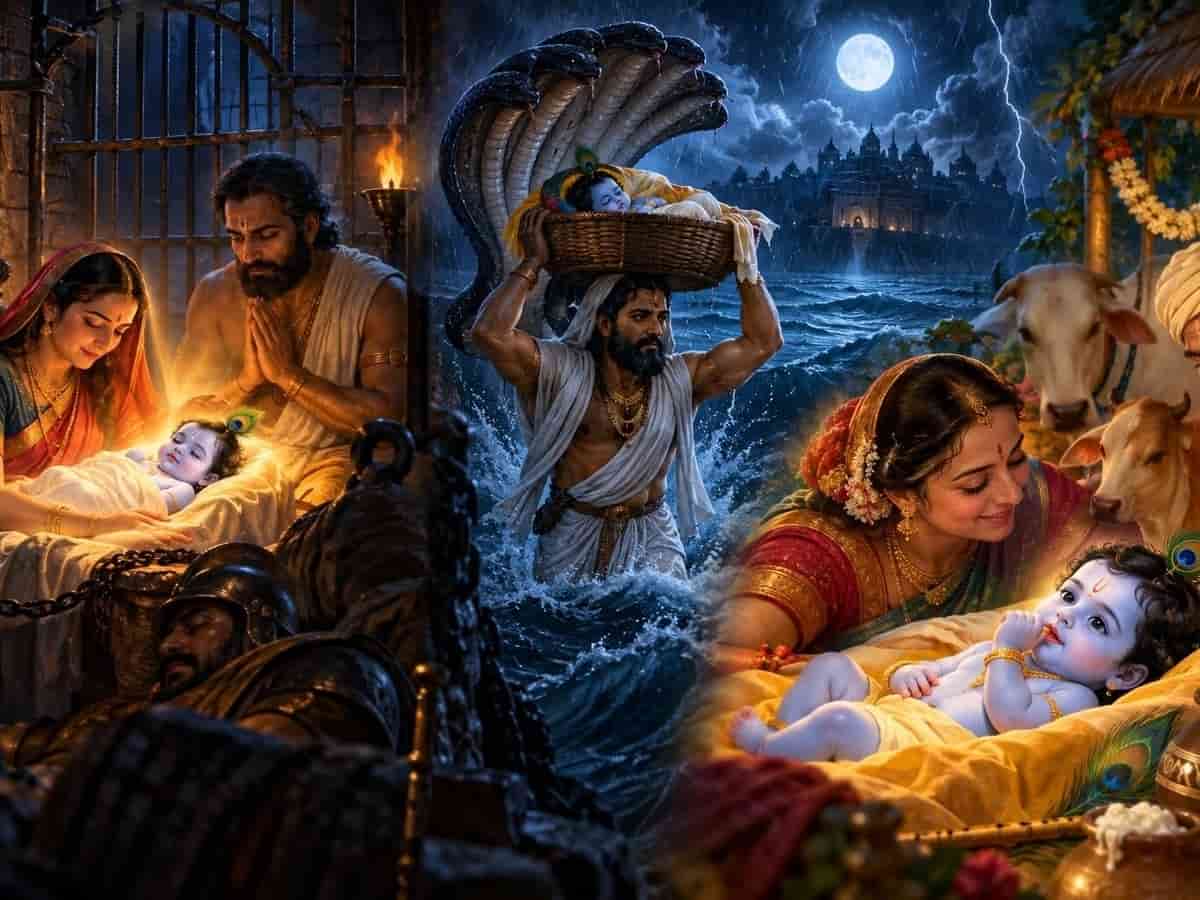 आधी रात, अष्टमी तिथि और रोहिणी नक्षत्र: आखिर श्रीकृष्ण ने अपने जन्म के लिए क्यों चुना यही समय?