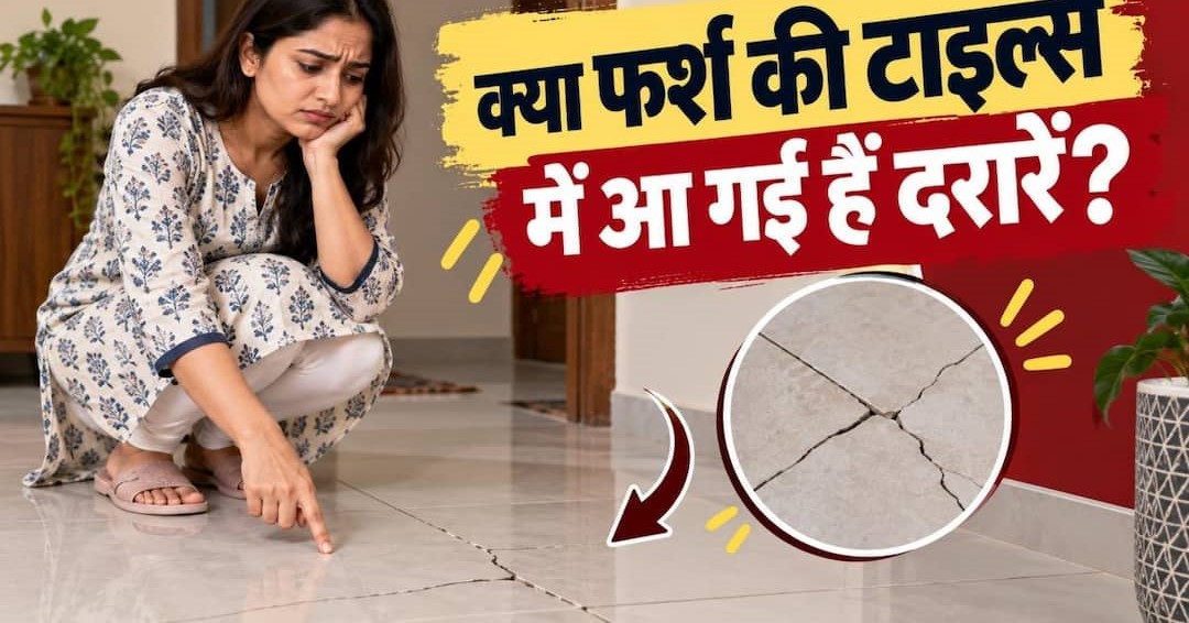 फर्श की टाइल में अचानक क्यों आ जाती हैं दरारें? जानिए टूटने की 4 असली वजहें और घर पर खुद रिपेयर करने के आसान DIY तरीके