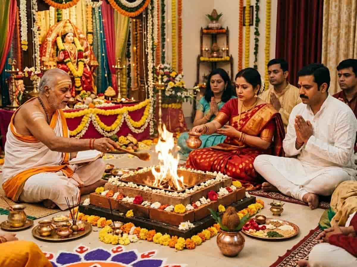 नवरात्रि में हवन के तुरंत बाद क्या करें? पूर्णाहुति से लेकर प्रसाद वितरण तक न भूलें ये 5 सबसे जरूरी शास्त्रीय नियम