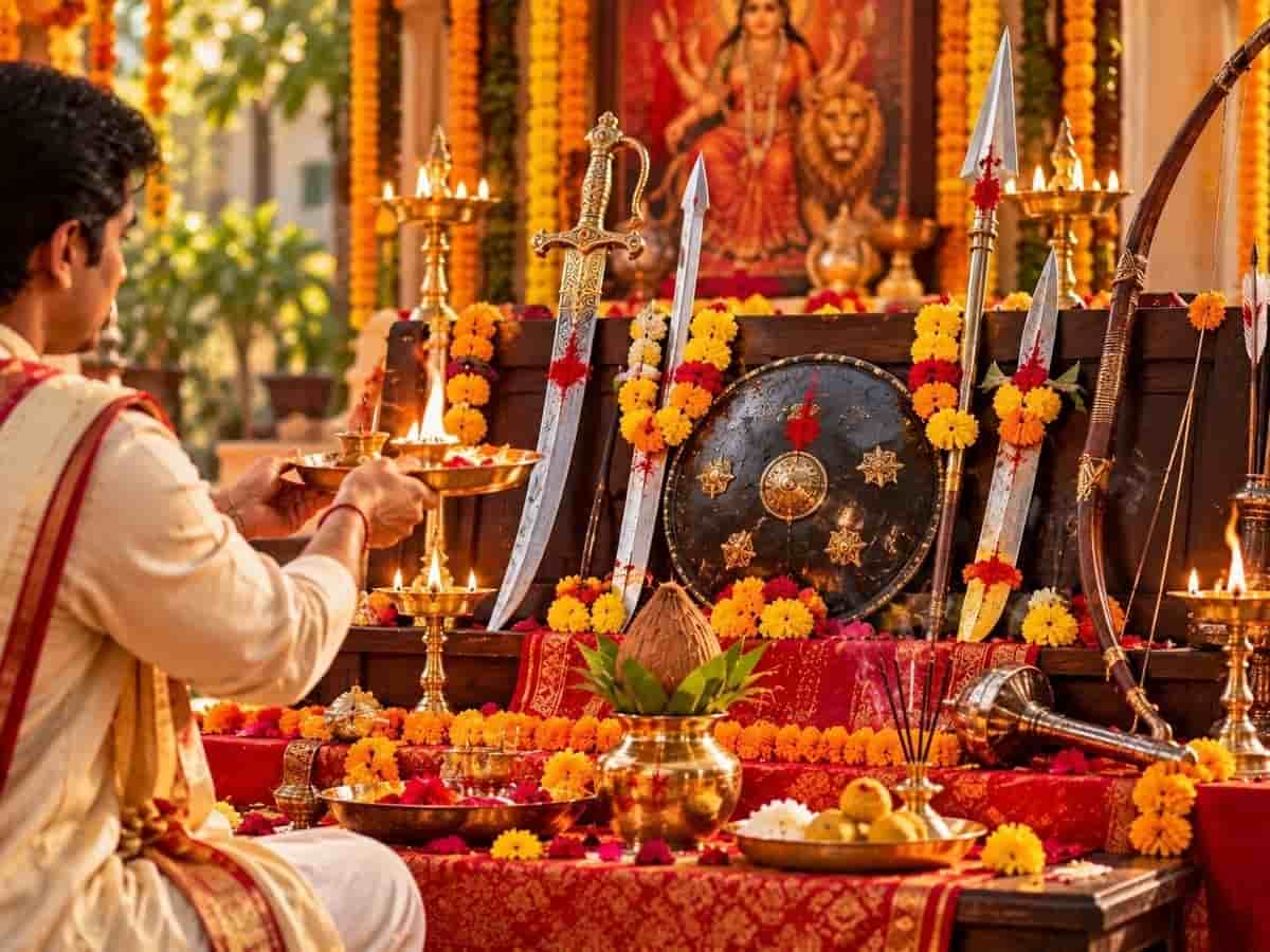 विजयादशमी 2026 पर कब करें अस्त्र-शस्त्र पूजन? नोट करें 46 मिनट का सबसे शुभ विजय मुहूर्त और संपूर्ण विधि