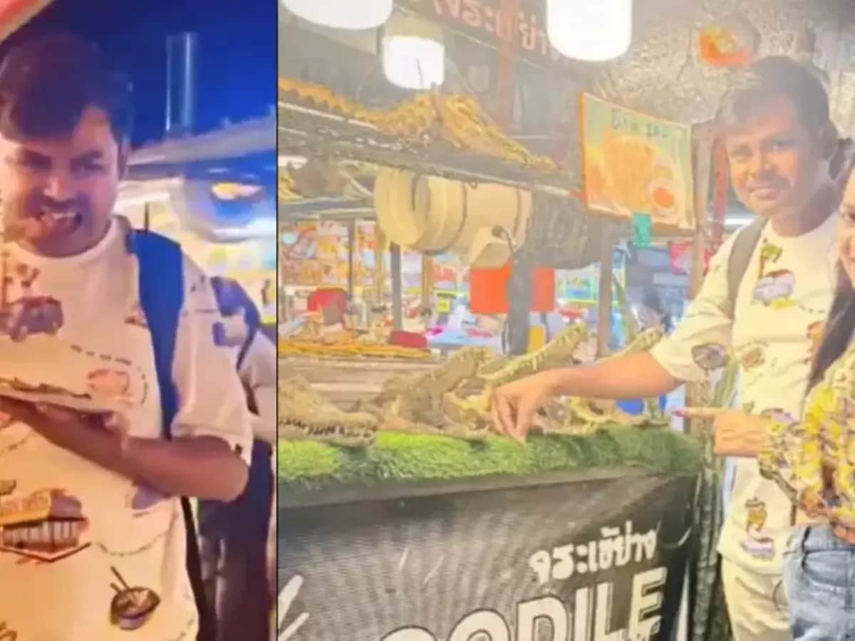 थाईलैंड में मगरमच्छ का मांस खाकर क्यों फंसे उज्जैन के नगर निगम अधिकारी? वीडियो वायरल होते ही मचा बवाल