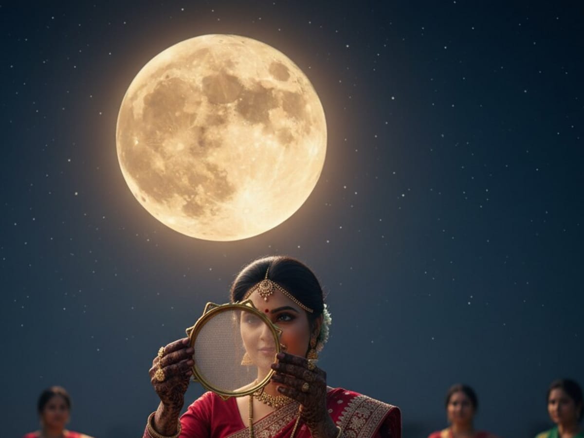 MP Karwa Chauth 2026: चक्रवाती सिस्टम और बादलों के फेर में फंसा करवा चौथ का चांद, मध्य प्रदेश में पूरब से पश्चिम तक 40 मिनट का बड़ा फासला