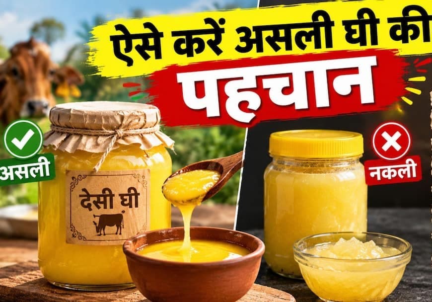 बाजार से खरीदा देसी घी असली है या जहर? घर बैठे 2 मिनट में इन 6 आसान देसी तरीकों से करें मिलावट की पहचान